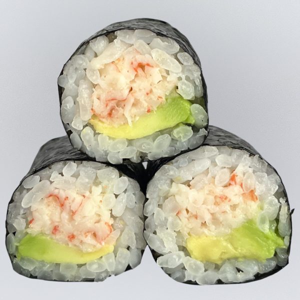 maki granchio e avocado